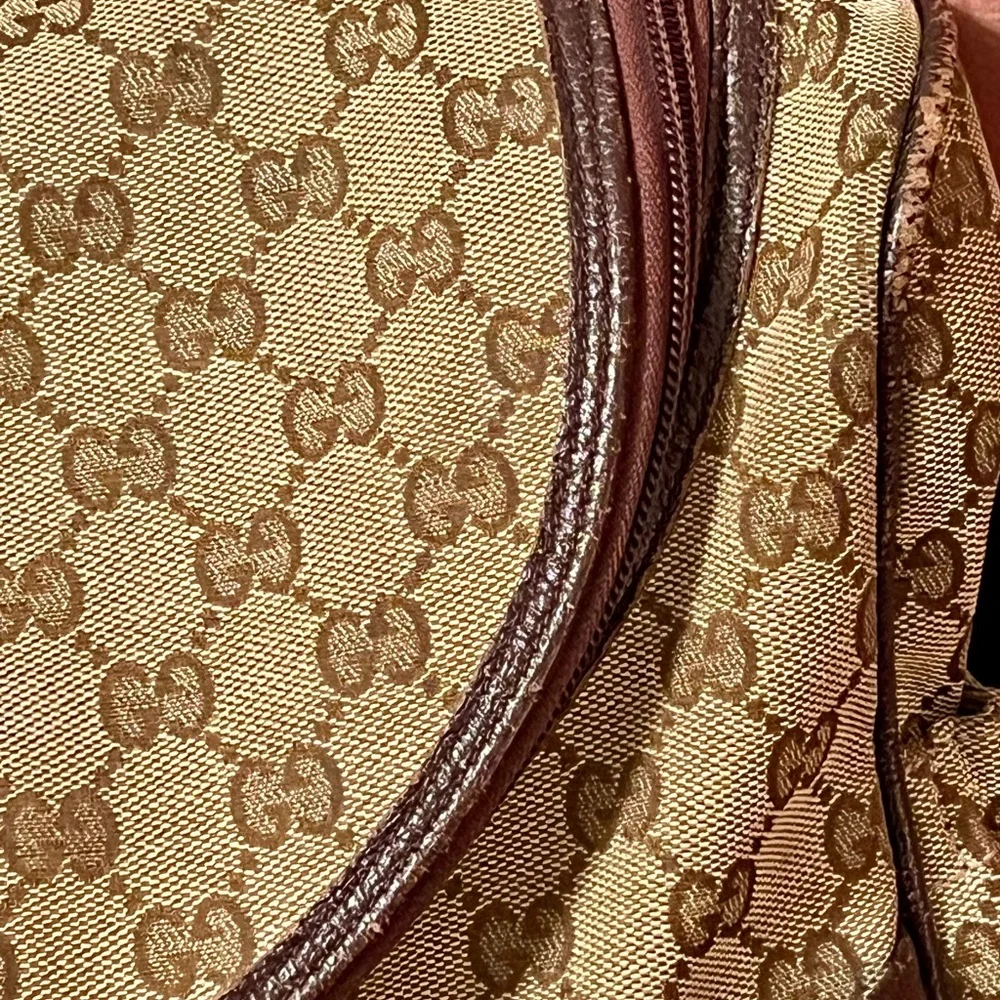 Gucci Monogram Canvas Diaper Bag